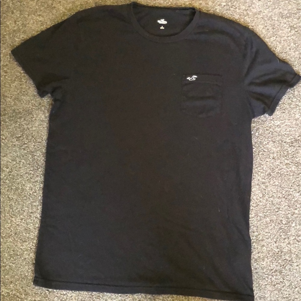 Men’s Small Hollister Black pocket T